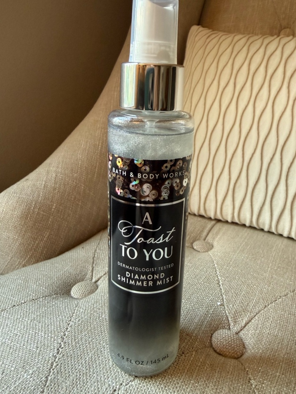 Bath & Body Works A Toast To You Diamond Shimmer Mist 4.9oz - Picture 2 of 3